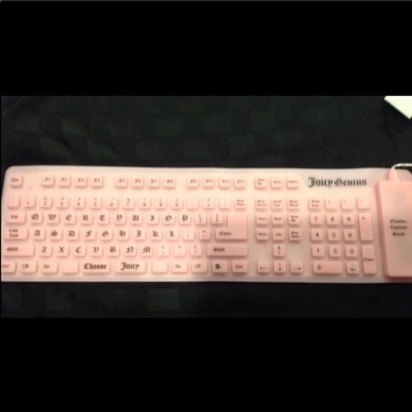 Juicy Couture Pink Y2K FEXI KEYBOARD TRAVEL SCHOOL WORK - Picture 6 of 9